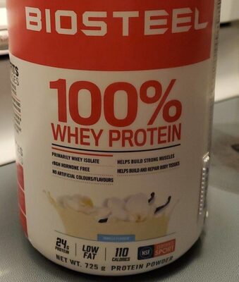 100% whey protein vanilla