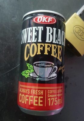 Sweet black coffee