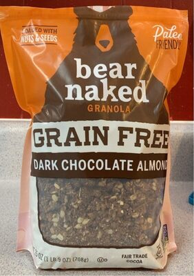 Grain free dark chocolate almond granola