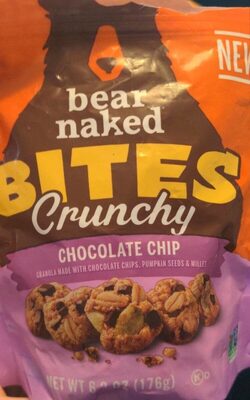 Chocolate Chip Crunchy Granola Bites front packaging