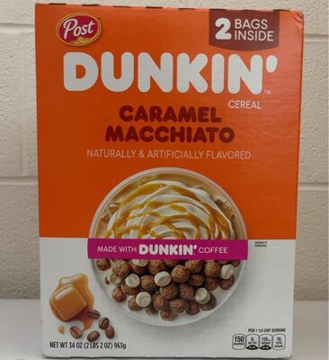 Dunkin’ Caramel Macchiato Cereal
