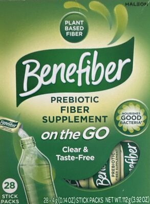 Benefiber Fiber Supplement On The Go! Stick Packs