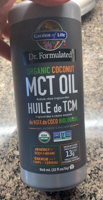 Organic coconut MCT oil