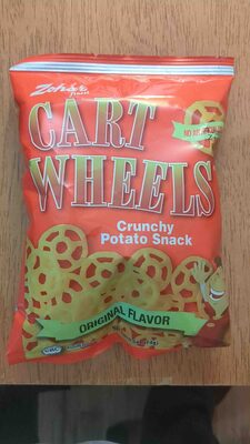Cart Wheels Crunch Potato Snack Original Flavor