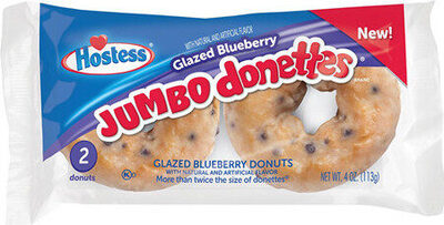 Jumbo Glazed Blueberry Donettes