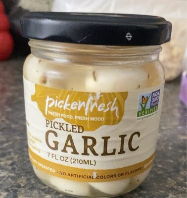 Pickled Garlic with Italian herbs