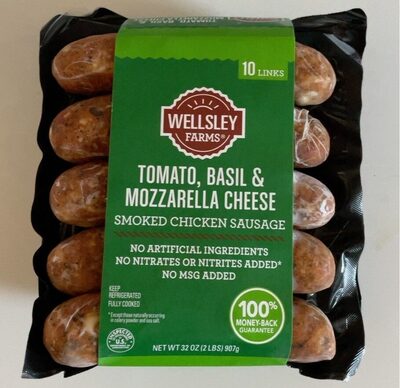 Smoked chicken sausage