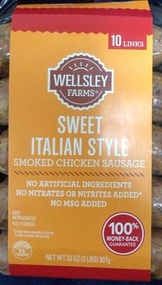 Sweet Italian Style Smoked Chicken Sausage