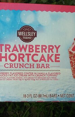 Strawberry shortcake crunch bar