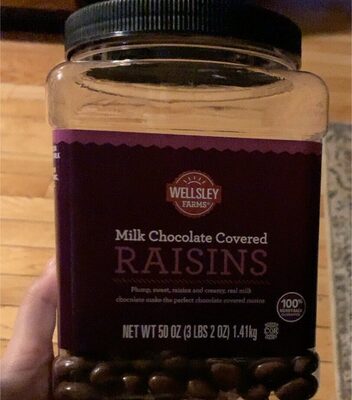 milk chocolate covered raisins