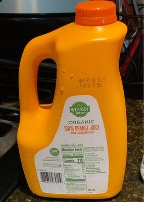 Organic 100% orange juice