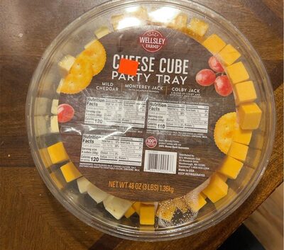 Cheese cube party tray