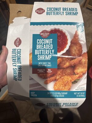 Coconut Breaded Butterfly Shrimp