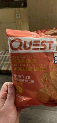 Tortilla Style Protein Chips Nacho Cheese