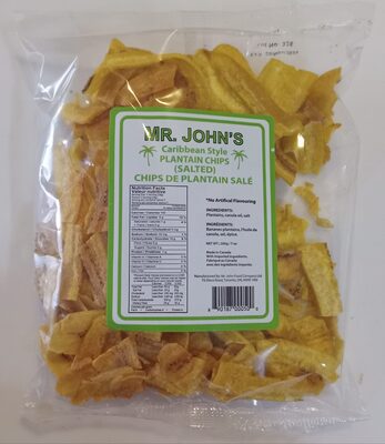 Salted Caribbean Style Plantain Chips