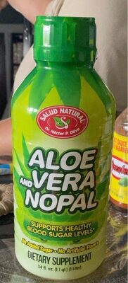 Aloe Vera and Nopal front packaging