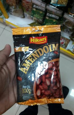 Amendoim frito com pele 100g