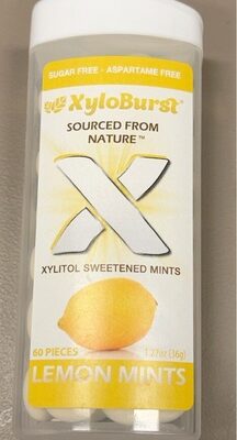 Xyloburst, Xylitol Sweetened Mints, Lemon