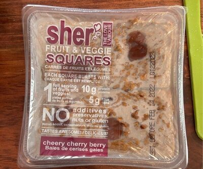 Sher Squares, Cheery Cherry Berry