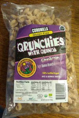 Qrunchies with quinoa