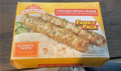 Chicken kebab front packaging