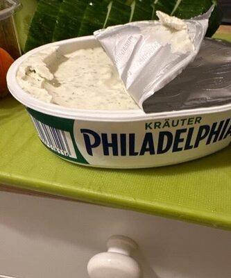Philadelphia cream cheese front packaging