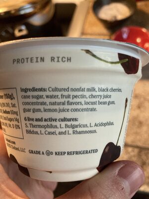 PURE IRISH BUTTER SALTED ingredients label