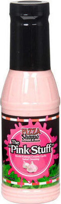 The pink stuff creamy garlic salad dressing front packaging