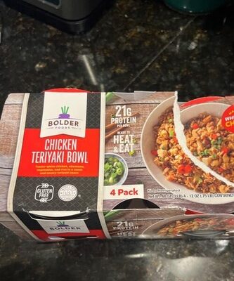 Chicken Teriyaki Bowl front packaging