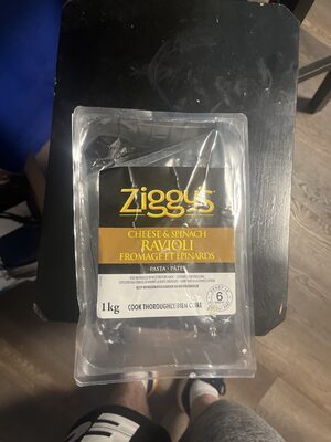 Cheese And Spinach Ravioli