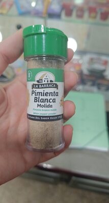 Pimienta blanca molida front packaging