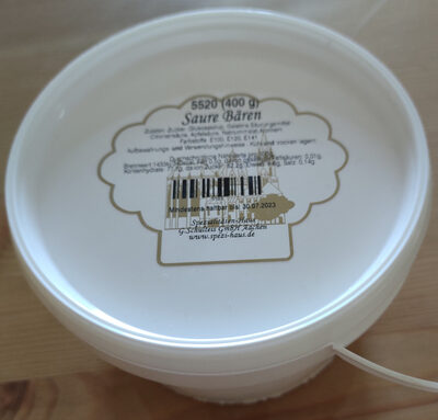 Saure Bären front packaging