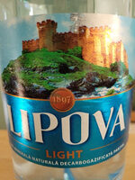 Lipova light, Mineralwasser mit wenig Kohlensäure