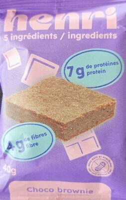 Choco Brownie Bar front packaging