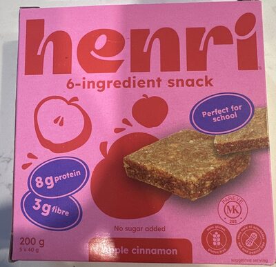 6 Ingredient Snack front packaging