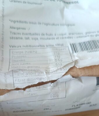 Graines de tournesol