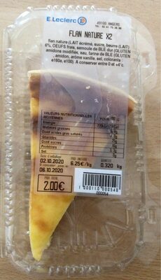 Flan nature x2