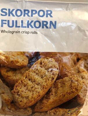 Wholegrain crisp rolls