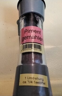Piment gemahlen