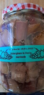 Auberginen in Honigmarinade