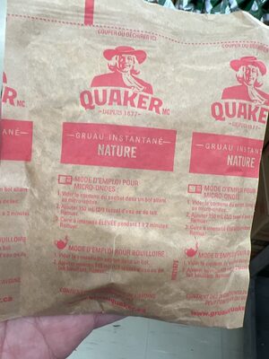 Quaker oatmeal