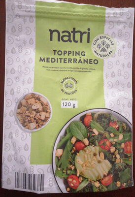 Natri Topping Mediterráneo front packaging