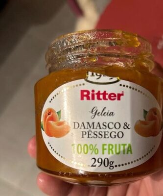 Geleia de damasco e pêssego