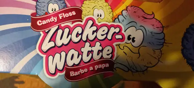 Zuckerwatte front packaging