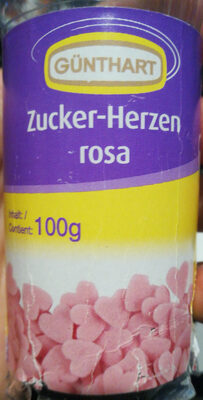 Zucker-Herzen rosa