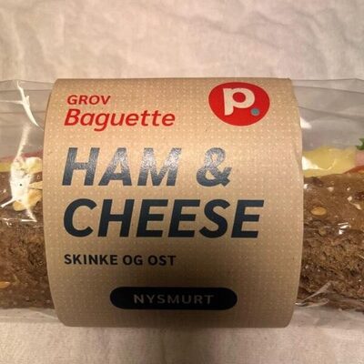 Grov Baguette Ham and Cheese