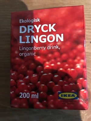 Dryck Lingon (vossenbessensap) 3 Pakjes x