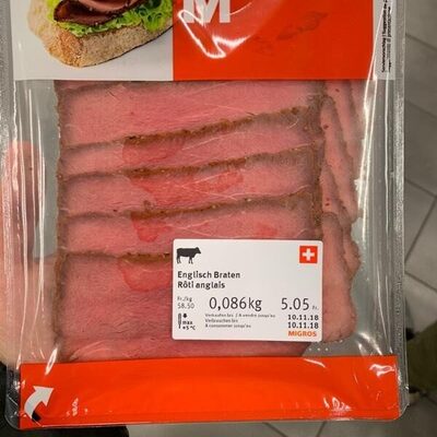 Migros rôti anglais