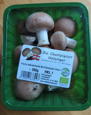 Bio Champignon front packaging