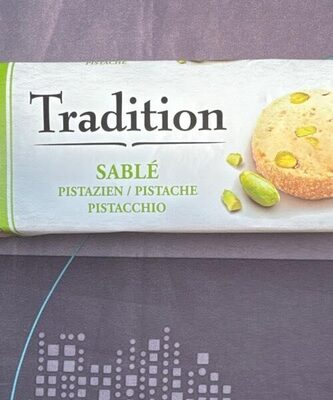 Sablé pistache front packaging